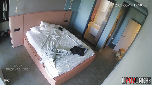 Husband undressed so wife could give him a massage