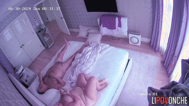 Bbw sucking cock his husband, this is her morning ritual