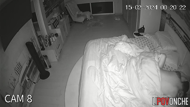 Hidden camera - they fucked and kissed for a long time