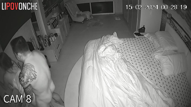 Hidden camera - they fucked and kissed for a long time