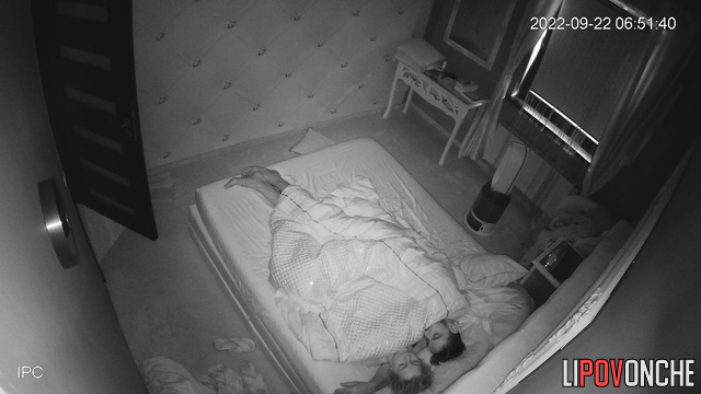 They always sleep together, hugging each other, look