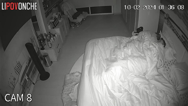 She's thrilled with the way he fucks, hidden camera