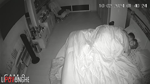 She's thrilled with the way he fucks, hidden camera