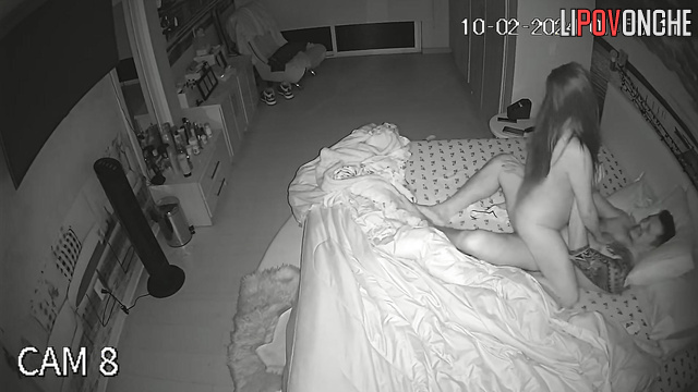 She's thrilled with the way he fucks, hidden camera