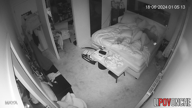 Instead of doing something useful, she lying in bed