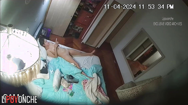 Young and sexy girl masturbating hot with thoughts of a big dick