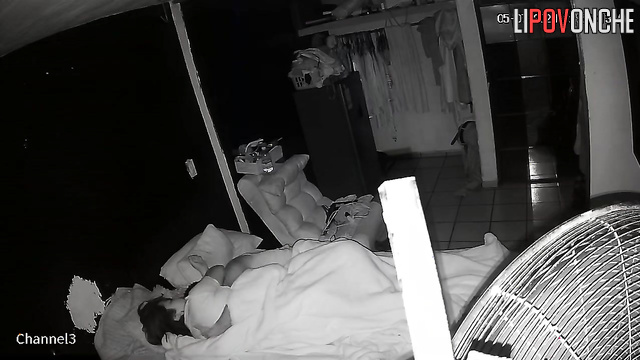 Naked chubby lady enjoying romantic (with a random naked guy)
