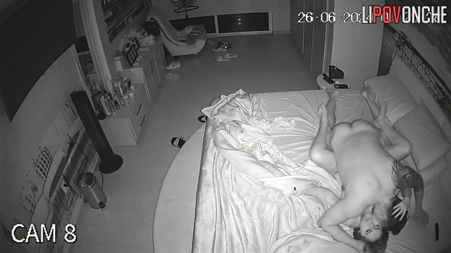 She can't sleep unless she gets fucked hard (bedroom night tape)