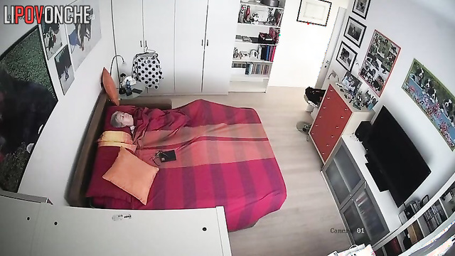 Horny milf fantasizes and masturbates to young boys