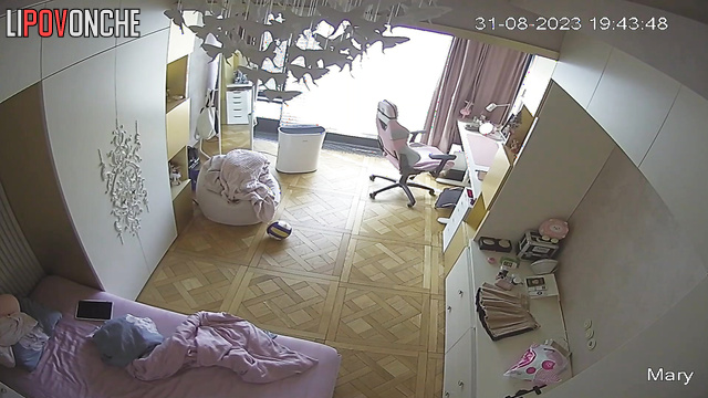 Young lady getting ready for her first date (home tape)