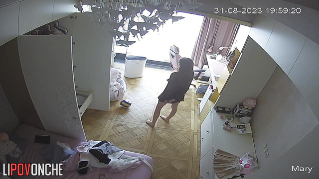 Young lady getting ready for her first date (home tape)
