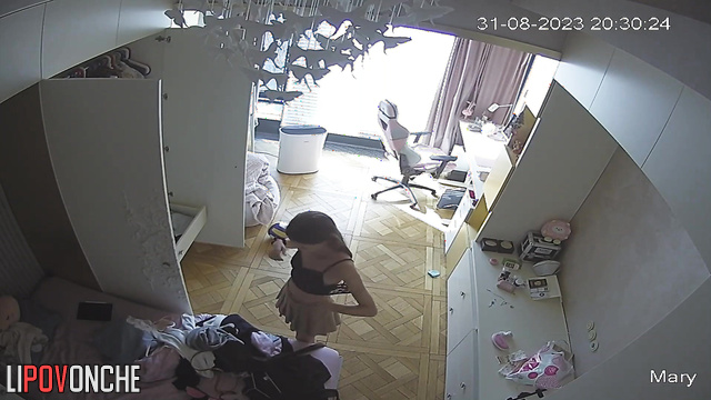 Young lady getting ready for her first date (home tape)