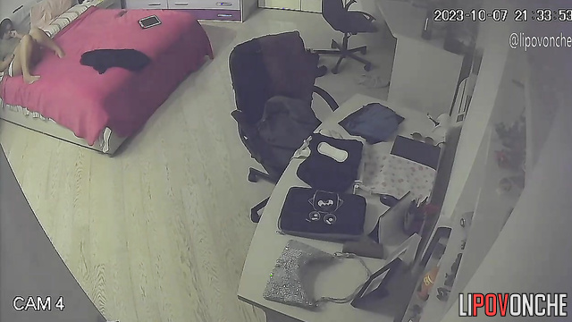 They have to share one bedroom, look - hidden camera