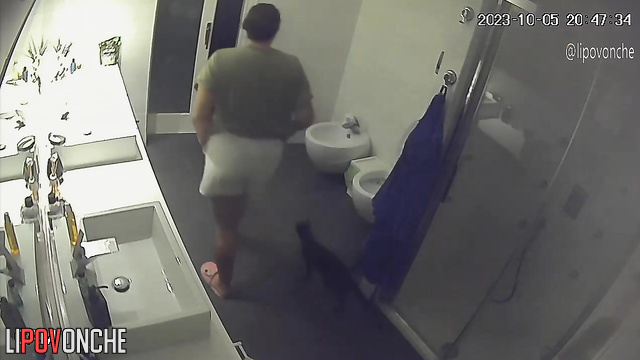 She will never know who installed the camera in the toilet