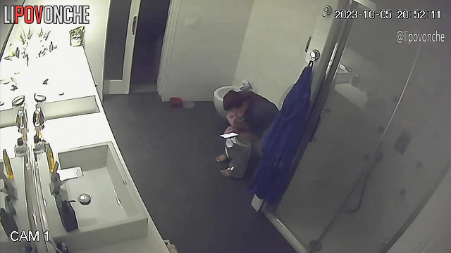 She will never know who installed the camera in the toilet