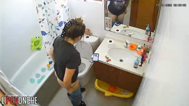 Now an unknown man knows all her habits, hidden cam