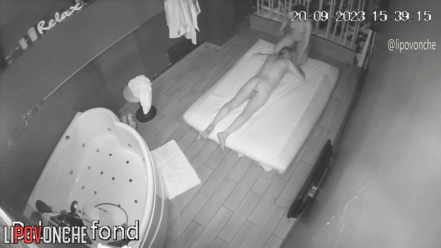 Only in this salon you can get such intimate service, spy camera