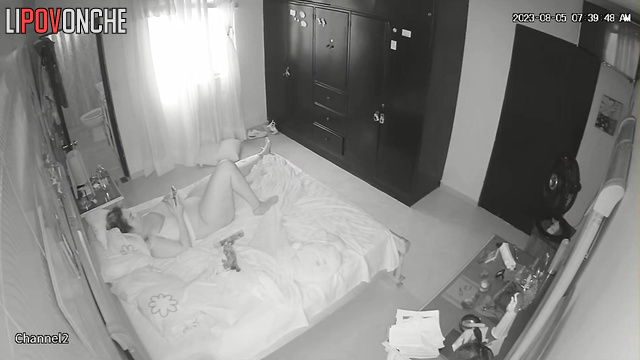 Babe doesn't have a husband or a lover, so she masturbates every day