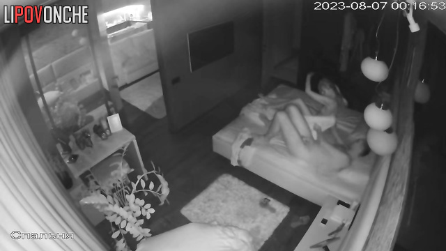 At the beginning of the evening they watched a movie and then had sex