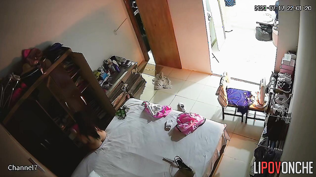Her exes put her under surveillance (solo bedroom)