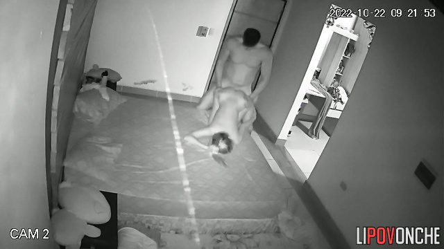 They fuck passionately, just like rabbits / spy cam