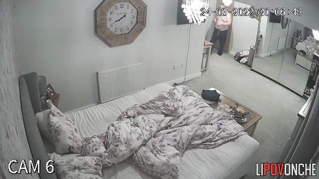 Wife sitting on his face and making handjob, look