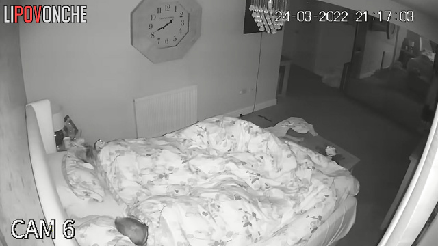Wife sitting on his face and making handjob, look