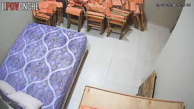 They are in no hurry enjoying each other, spy cam
