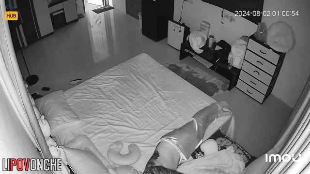 Tattooed boyfriend gently took off her panties and fucked