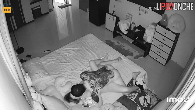 Tattooed boyfriend gently took off her panties and fucked