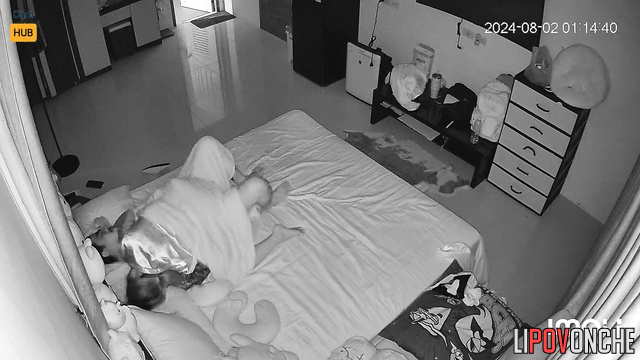 Tattooed boyfriend gently took off her panties and fucked