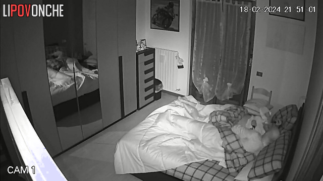 Stepdaddy forces to fuck his stepdaughter who just wanted to sleep