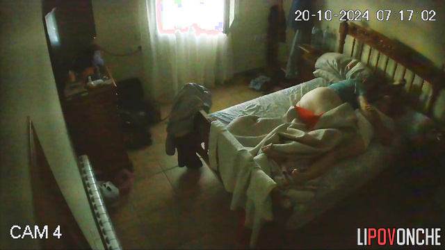 Wife fucks her husband, unaware that he constantly cheats on her with sluts