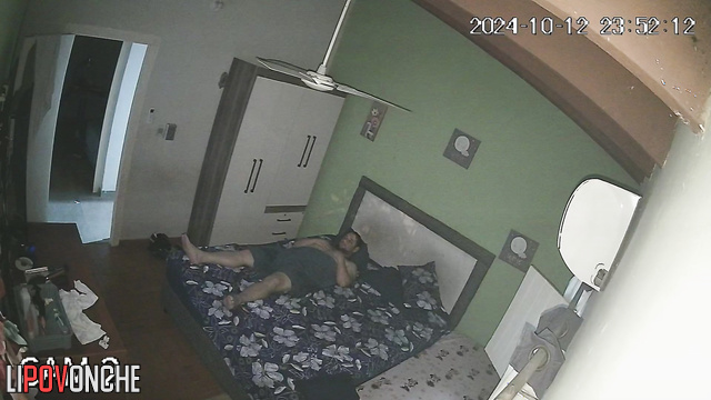 Girl sucks her man's cock during television program