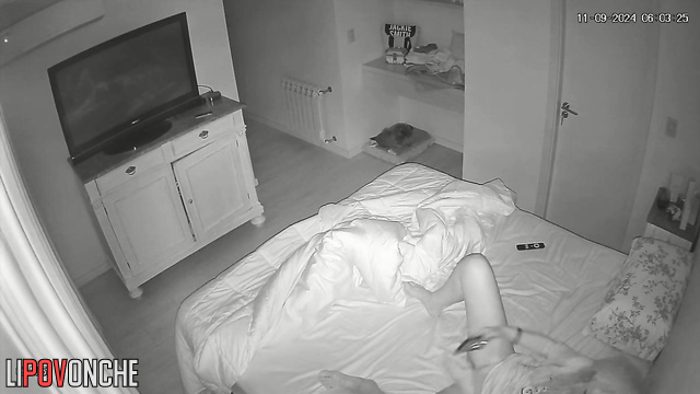 Blonde MILF does a photo shoot of her pussy for her dear partner