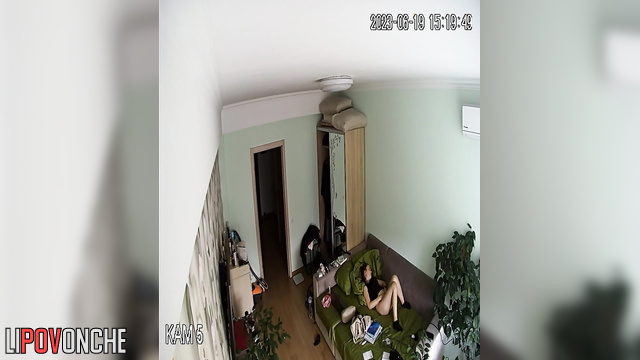 College teacher plays with her pussy and has a vivid orgasm