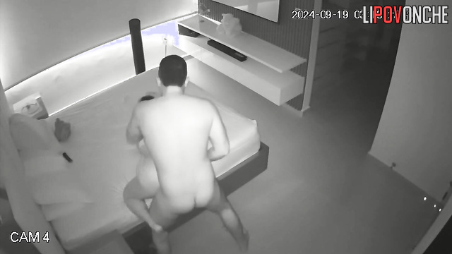 Big-ass babe dances happily because her partner fucked her properly