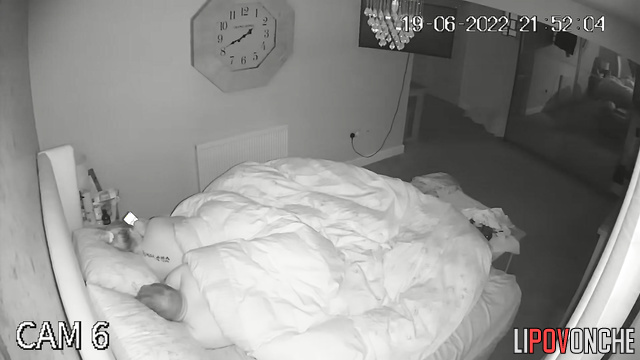 Leaked tape of one relaxing day of tired and naked couple