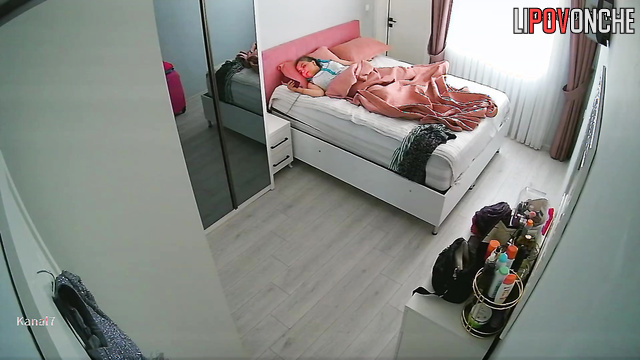 Cheating MILF having phone sex with her lover while her hubby is at work