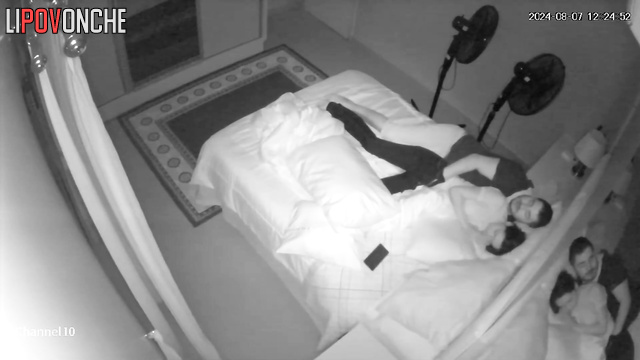 Guy teasing his partner but she isn't in mood to get fucked