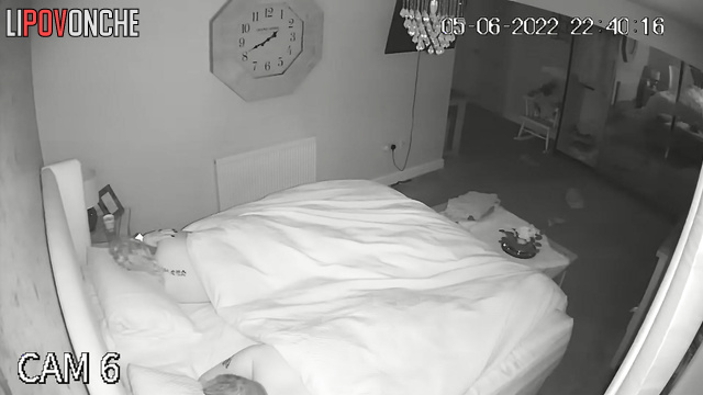 Small-dicked nerdy man didn't want to fuck, so wife just watched a porn