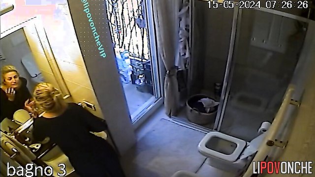 Her pussy should always be shaved, that's what she's doing in toilet
