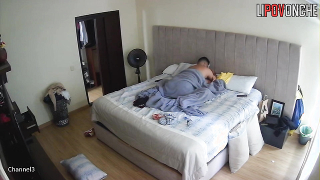 Mature man fucks his horny wife in between caresses