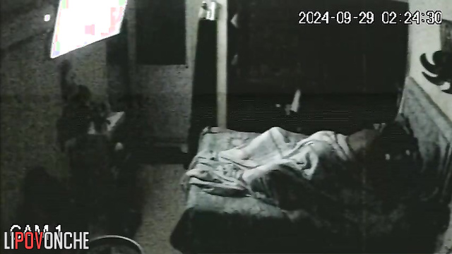 Night banging of two lovers in missionary position