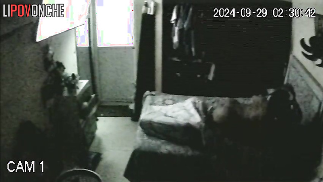 Night banging of two lovers in missionary position