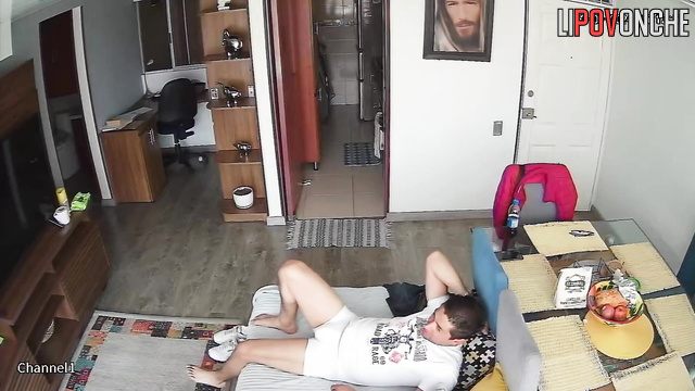 Blonde gives sloppy blowjob and rides his cock like a whore