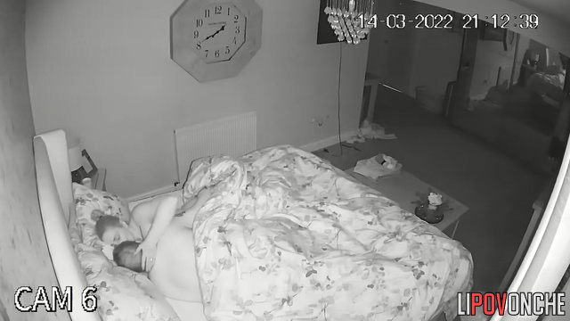Tattooed wife pretends to moan while her nerdy small dicked hubby fucks her