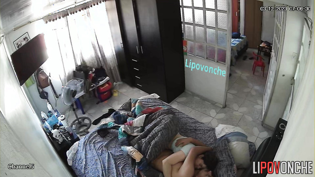 Stepfather teasing his chubby stepdauhghter in hopes to fuck her
