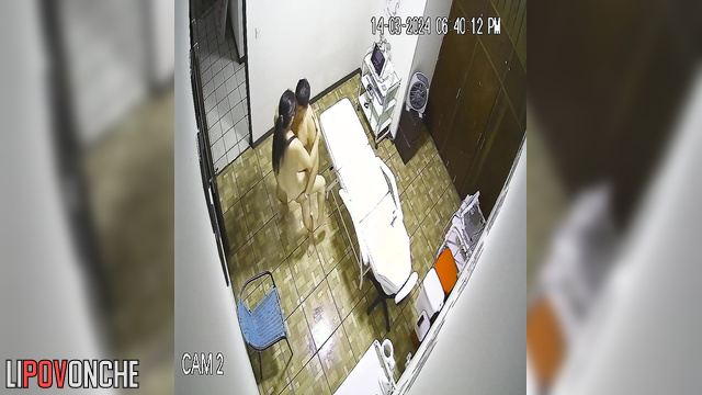 Horny couple had sex like rabbits in a strange place