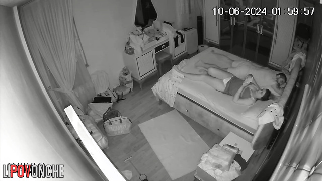 Couple satisfied each other perfectly without knowing about the cam